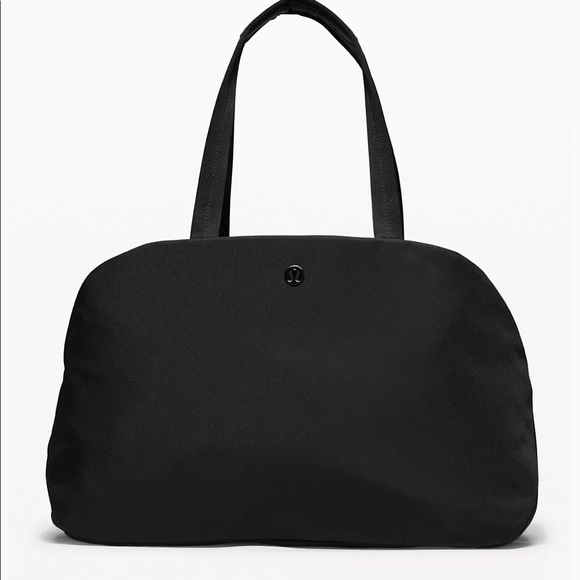 lululemon athletica Handbags - Black Leather “Go Getter” Style Lululemon Bag